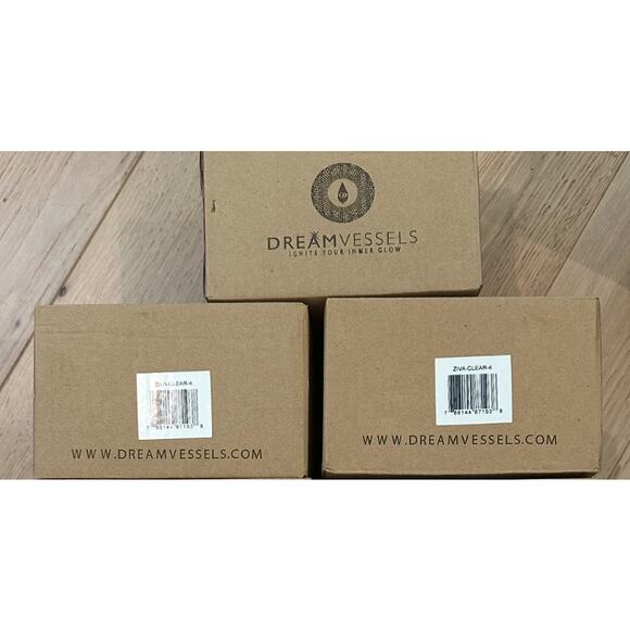 Dream Vessels Ziva Matte Black Candle Container Lotus Flower Case Of 4 NEW - Picture 2 of 2